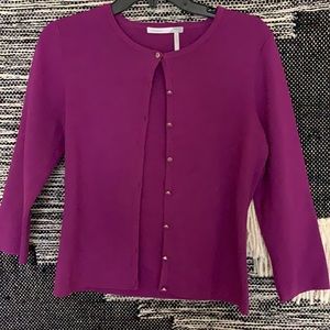 Size Medium Classiques Entier Purple Cardigan